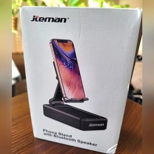 Phone Stand with Bluetooth Speaker